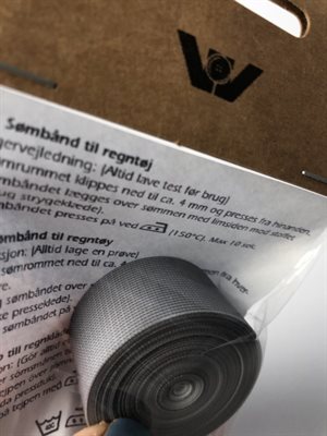 Sømbånd til regntøj 20 mm, 3 m
